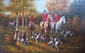 Gdr003 classical hunting Oil Paintings
